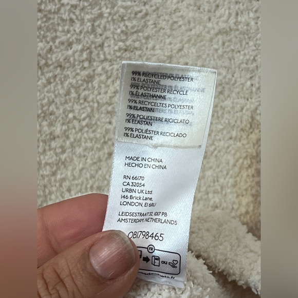 Men's Cream BDG Waterloo Cardigan - Picture 13 of 16